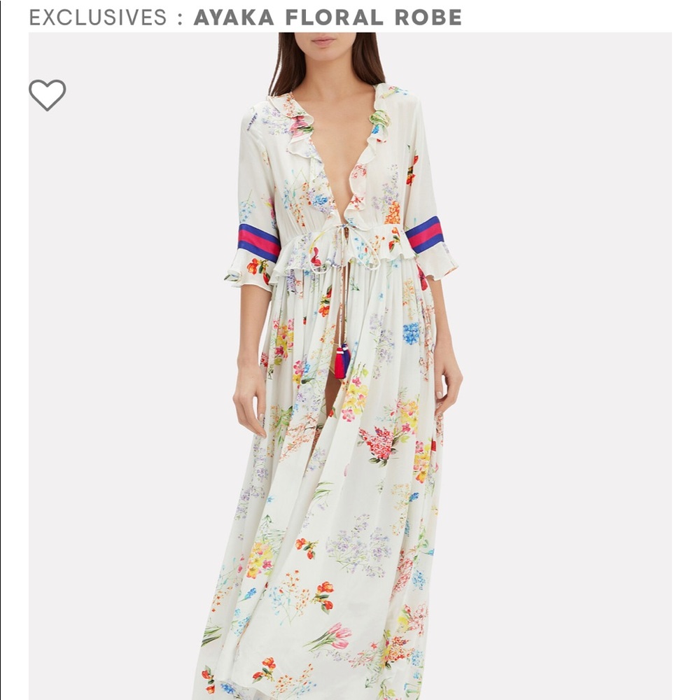 Rococo Sands Floral Maxi Coverup